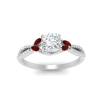 Load image into Gallery viewer, twisted-split-cushion-cut-vine-engagement-ring-with-ruby-in-white-gold-FDENR3211CURGRUDRANGLE3-NL-WG
