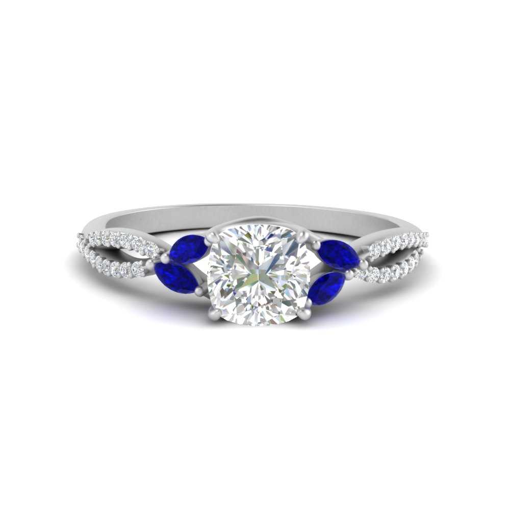 twisted-split-cushion-cut-vine-engagement-ring-with-sapphire-in-white-gold-FDENR3211CURGSABLANGLE3-NL-WG