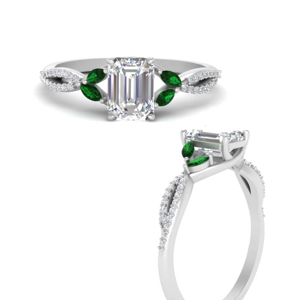 twisted-split-emerald-cut-vine-engagement-ring-with-emerald-in-white-gold-FDENR3211EMRGEMGRANGLE3-NL-WG
