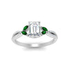 Load image into Gallery viewer, twisted-split-emerald-cut-vine-engagement-ring-with-emerald-in-white-gold-FDENR3211EMRGEMGRANGLE3-NL-WG