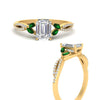 Load image into Gallery viewer, twisted-split-emerald-cut-vine-engagement-ring-with-emerald-in-yellow-gold-FDENR3211EMRGEMGRANGLE3-NL-YG