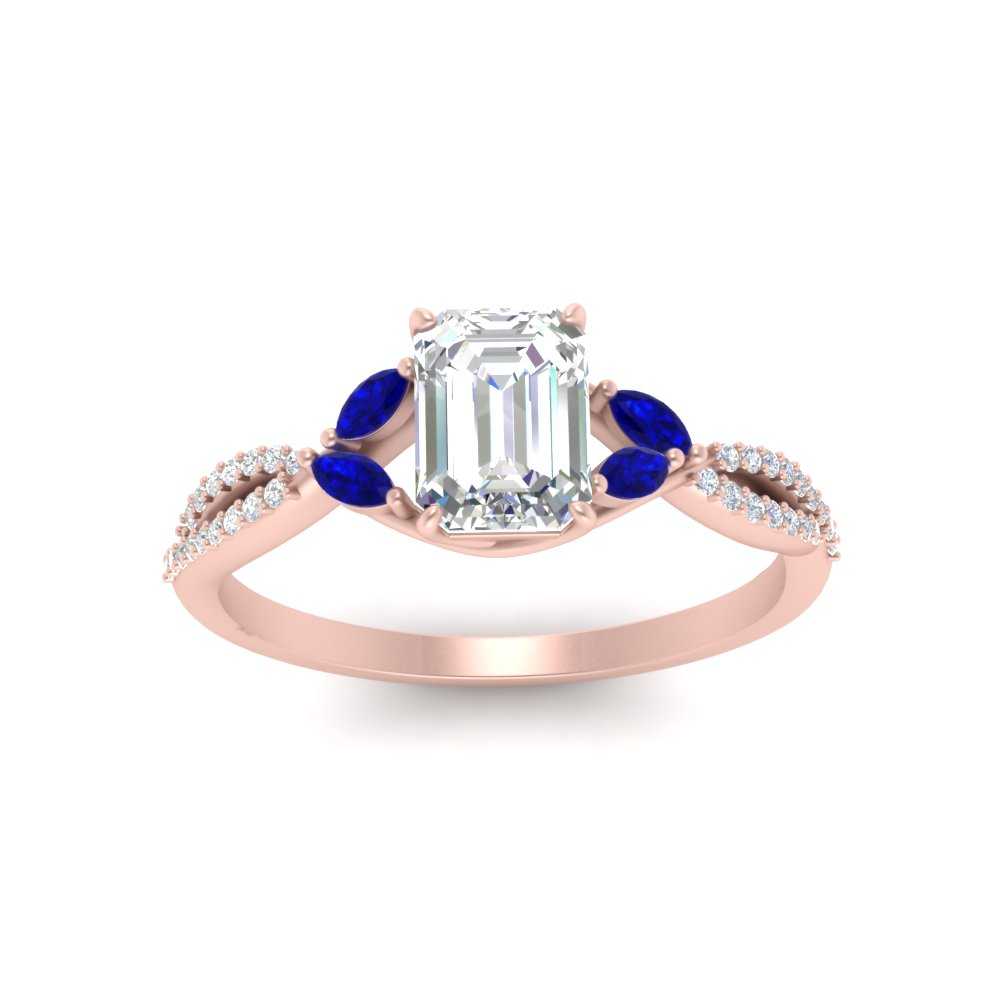twisted-split-emerald-cut-vine-engagement-ring-with-sapphire-in-rose-gold-FDENR3211EMRGSABLANGLE3-NL-RG