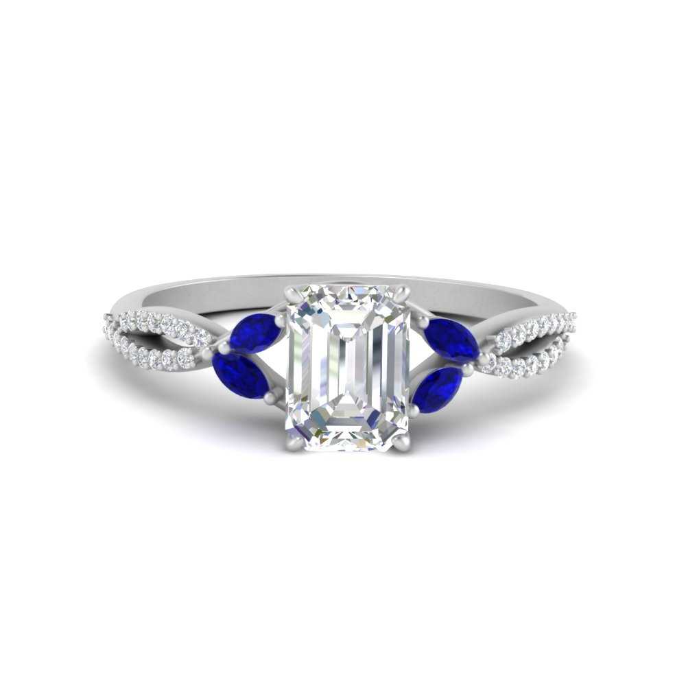 twisted-split-emerald-cut-vine-engagement-ring-with-sapphire-in-white-gold-FDENR3211EMRGSABLANGLE3-NL-WG