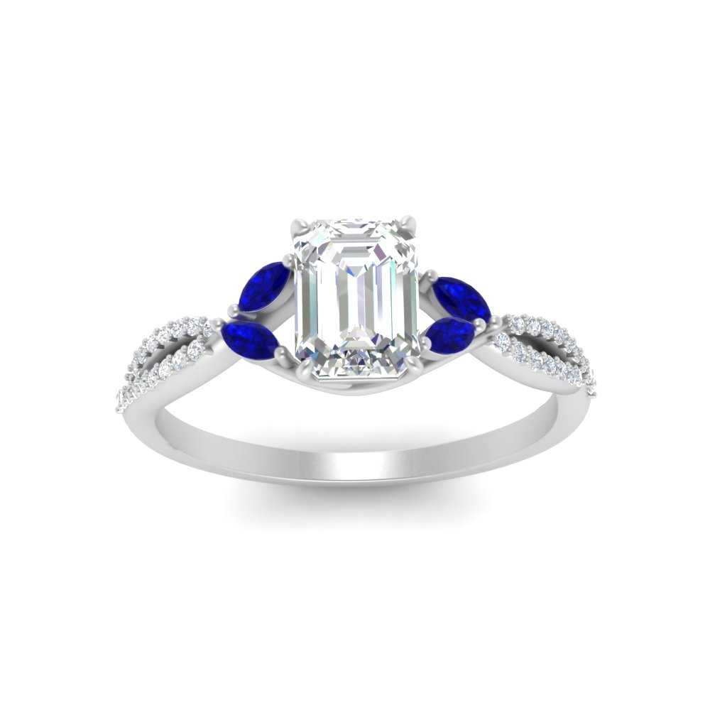 twisted-split-emerald-cut-vine-engagement-ring-with-sapphire-in-white-gold-FDENR3211EMRGSABLANGLE3-NL-WG