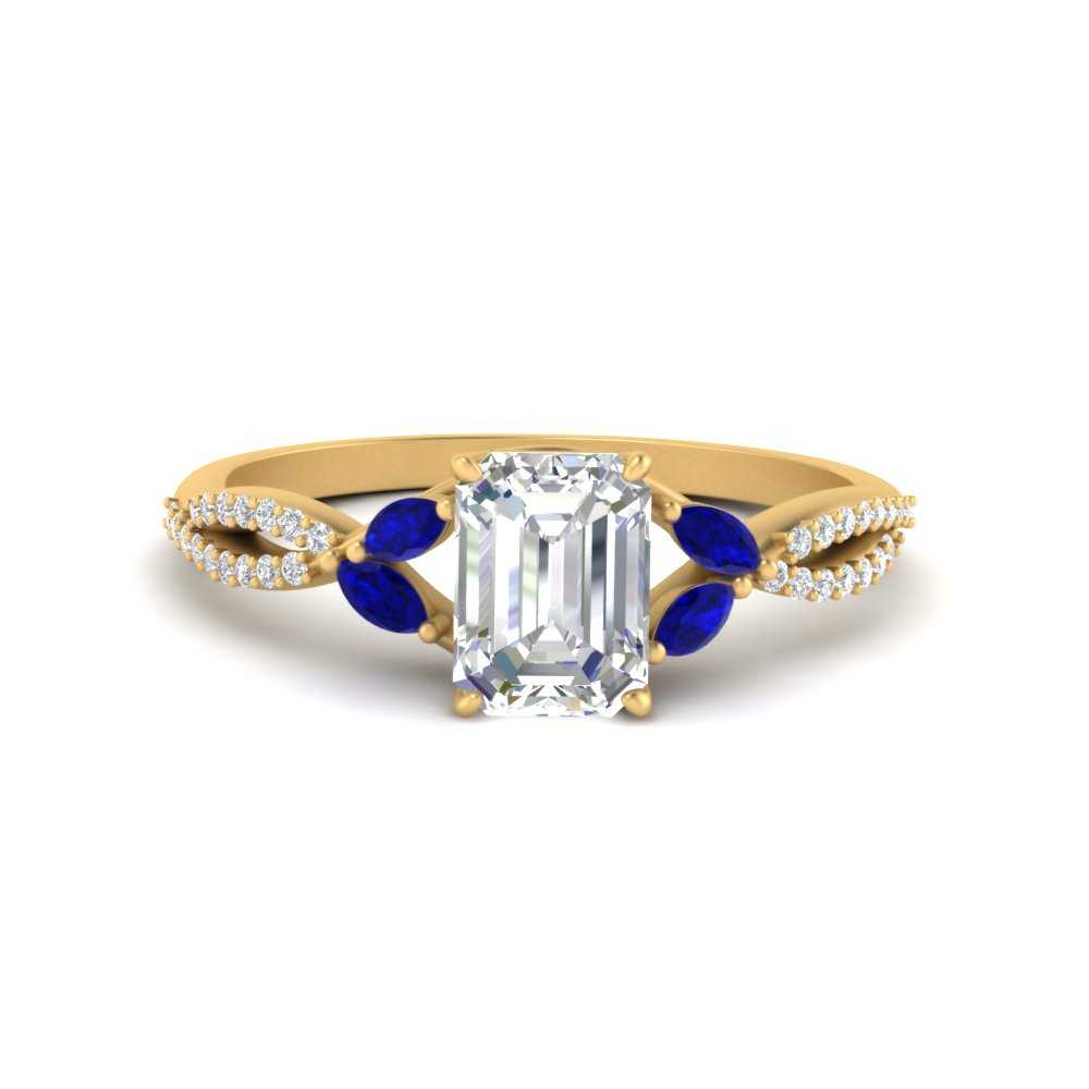 twisted-split-emerald-cut-vine-engagement-ring-with-sapphire-in-yellow-gold-FDENR3211EMRGSABLANGLE3-NL-YG