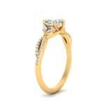 Load image into Gallery viewer, twisted-split-heart-shaped-vine-engagement-ring-in-yellow-gold-FDENR3211HTRANGLE3-NL-YG
