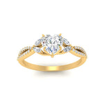 Load image into Gallery viewer, twisted-split-heart-shaped-vine-engagement-ring-in-yellow-gold-FDENR3211HTRANGLE3-NL-YG
