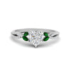 Load image into Gallery viewer, twisted-split-heart-shaped-vine-engagement-ring-with-emerald-in-white-gold-FDENR3211HTRGEMGRANGLE3-NL-WG