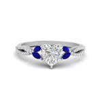 Load image into Gallery viewer, twisted-split-heart-shaped-vine-engagement-ring-with-sapphire-in-white-gold-FDENR3211HTRGSABLANGLE3-NL-WG