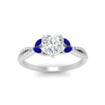 Load image into Gallery viewer, twisted-split-heart-shaped-vine-engagement-ring-with-sapphire-in-white-gold-FDENR3211HTRGSABLANGLE3-NL-WG
