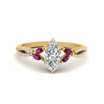 Load image into Gallery viewer, twisted-split-marquise-cut-vine-engagement-ring-with-pink-sapphire-in-yellow-gold-FDENR3211MQRGSADRPIANGLE3-NL-YG
