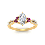 Load image into Gallery viewer, twisted-split-marquise-cut-vine-engagement-ring-with-pink-sapphire-in-yellow-gold-FDENR3211MQRGSADRPIANGLE3-NL-YG
