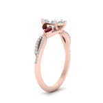 Load image into Gallery viewer, twisted-split-marquise-cut-vine-engagement-ring-with-ruby-in-rose-gold-FDENR3211MQRGRUDRANGLE3-NL-RG
