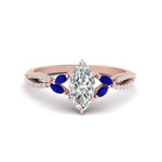 Load image into Gallery viewer, twisted-split-marquise-cut-vine-engagement-ring-with-sapphire-in-rose-gold-FDENR3211MQRGSABLANGLE3-NL-RG
