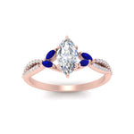 Load image into Gallery viewer, twisted-split-marquise-cut-vine-engagement-ring-with-sapphire-in-rose-gold-FDENR3211MQRGSABLANGLE3-NL-RG
