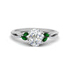 Load image into Gallery viewer, twisted-split-oval-shaped-vine-engagement-ring-with-emerald-in-white-gold-FDENR3211OVRGEMGRANGLE3-NL-WG