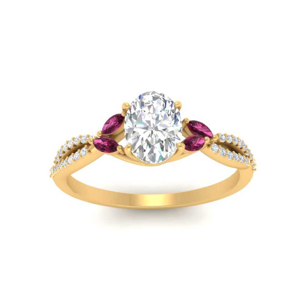 twisted-split-oval-shaped-vine-engagement-ring-with-pink-sapphire-in-yellow-gold-FDENR3211OVRGSADRPIANGLE3-NL-YG
