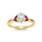 Load image into Gallery viewer, twisted-split-pear-shaped-vine-engagement-ring-with-pink-sapphire-in-yellow-gold-FDENR3211PERGSADRPIANGLE3-NL-YG
