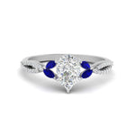 Load image into Gallery viewer, twisted-split-pear-shaped-vine-engagement-ring-with-sapphire-in-white-gold-FDENR3211PERGSABLANGLE3-NL-WG
