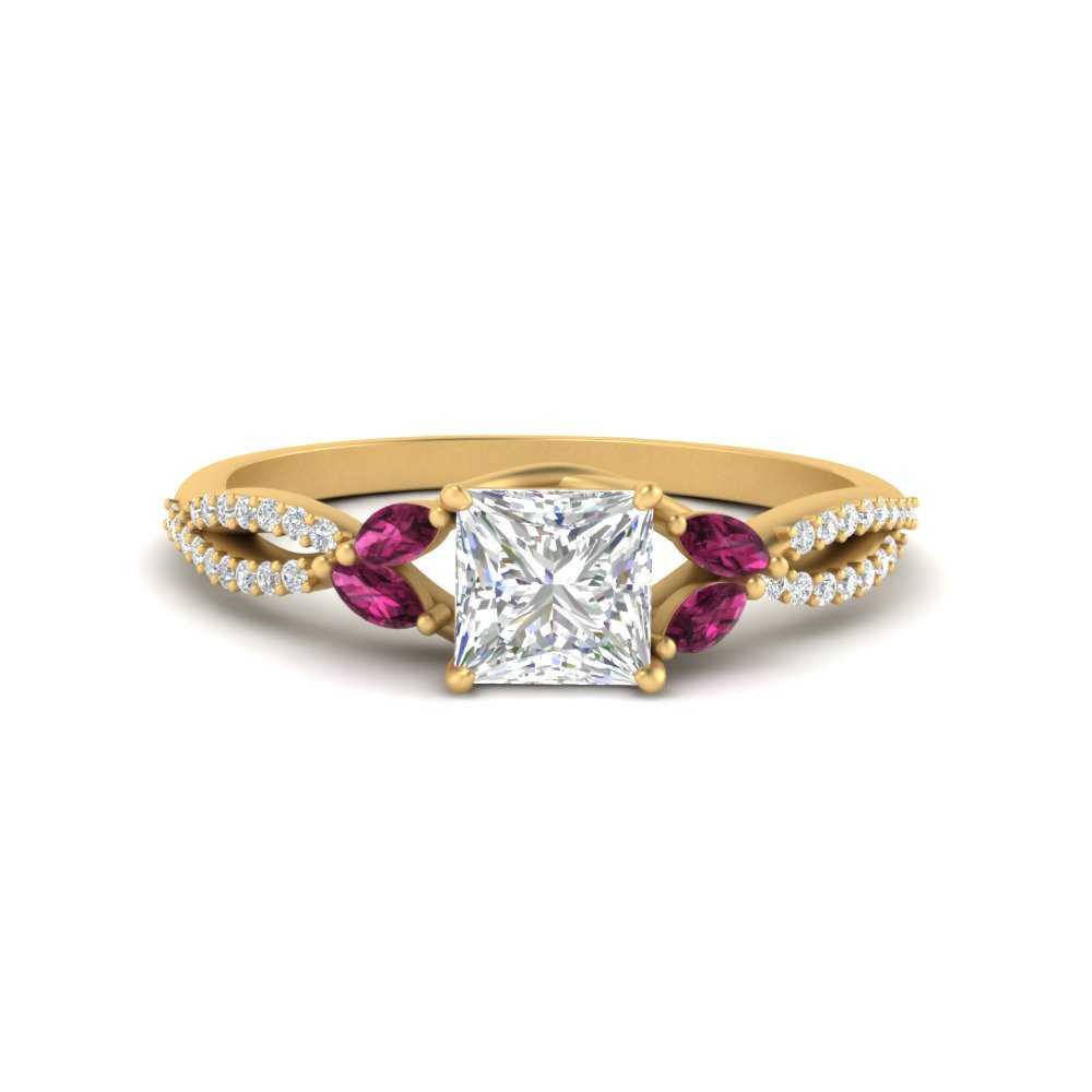 twisted-split-princess-cut-vine-engagement-ring-with-pink-sapphire-in-yellow-gold-FDENR3211PRRGSADRPIANGLE3-NL-YG