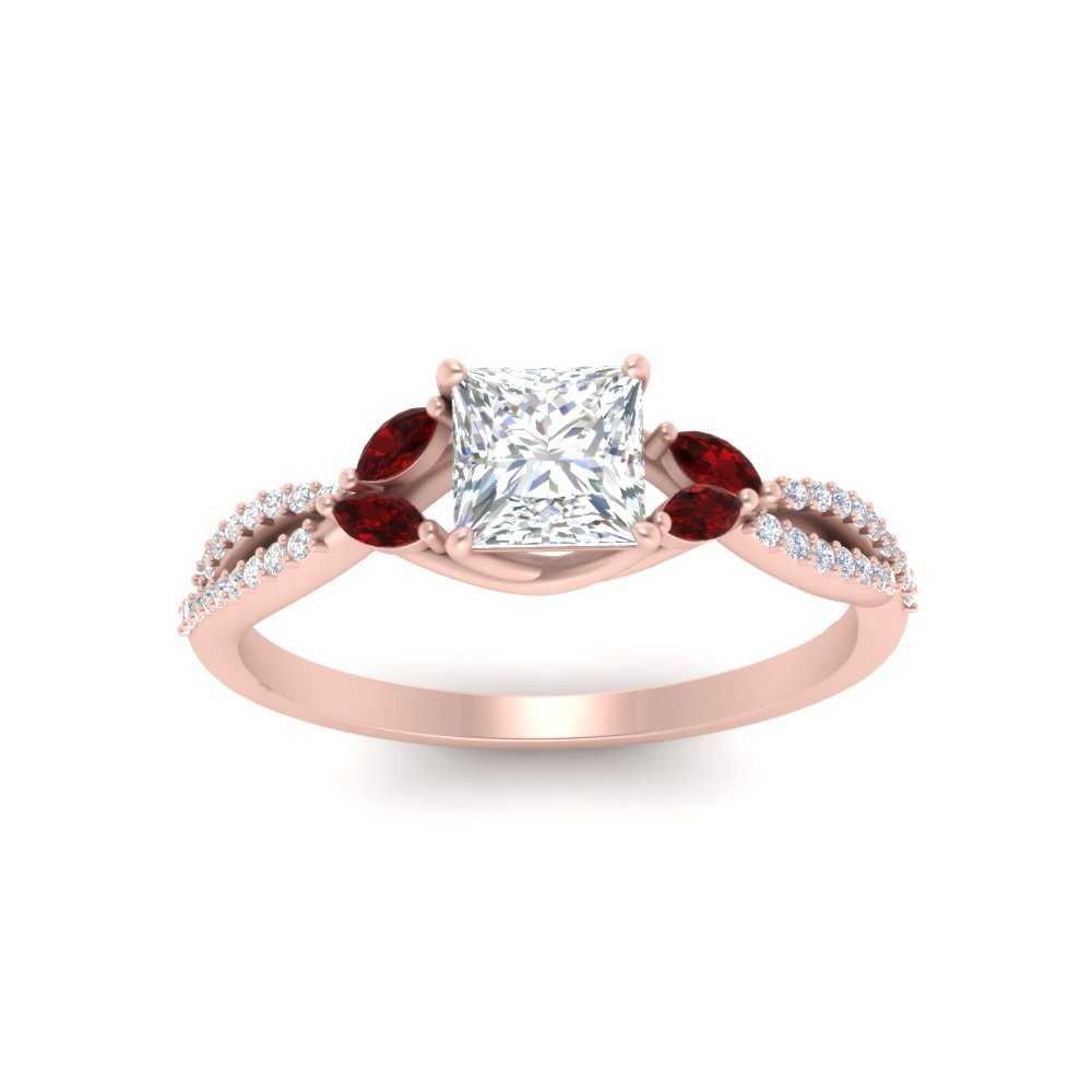 twisted-split-princess-cut-vine-engagement-ring-with-ruby-in-rose-gold-FDENR3211PRRGRUDRANGLE3-NL-RG