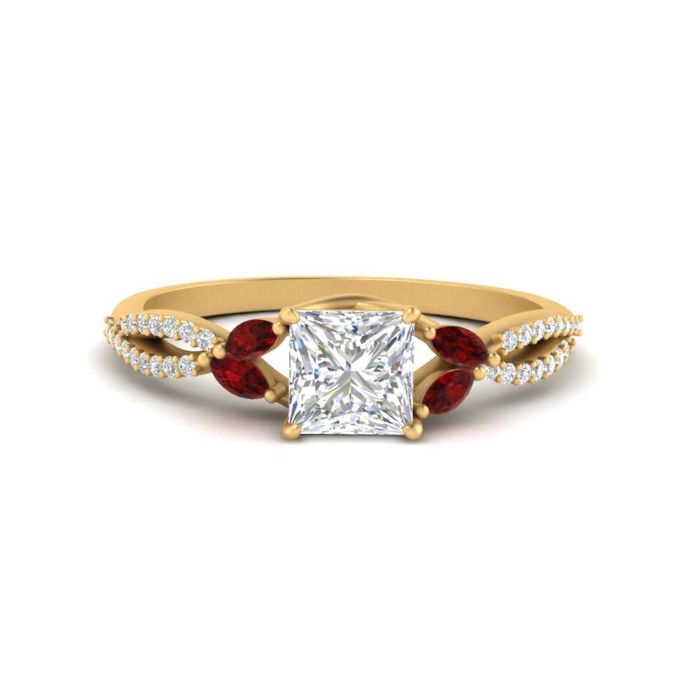 twisted-split-princess-cut-vine-engagement-ring-with-ruby-in-yellow-gold-FDENR3211PRRGRUDRANGLE3-NL-YG