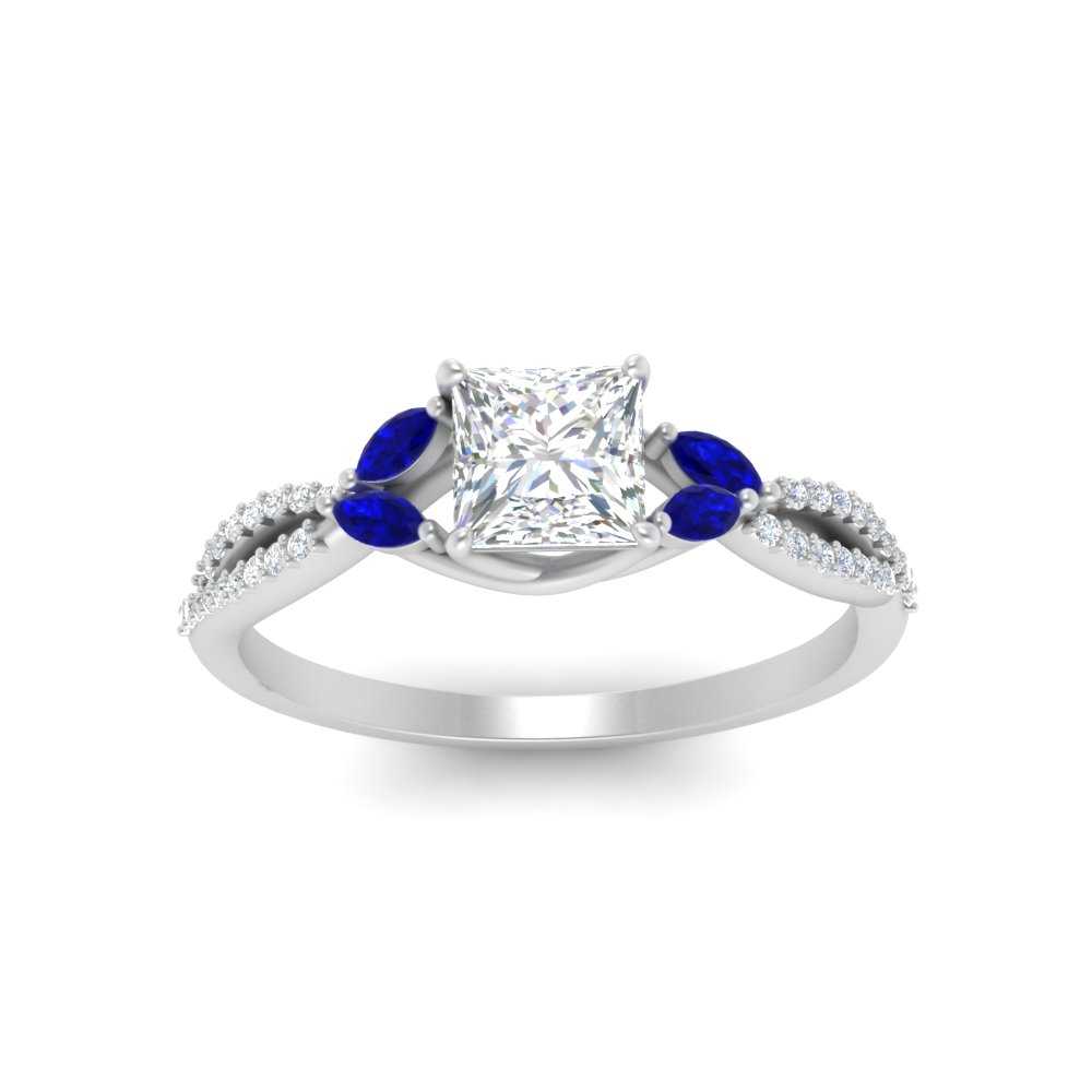 twisted-split-princess-cut-vine-engagement-ring-with-sapphire-in-white-gold-FDENR3211PRRGSABLANGLE3-NL-WG