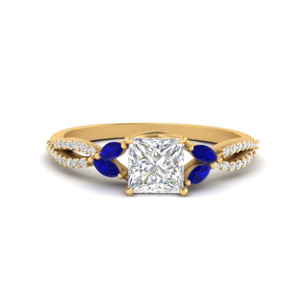 twisted-split-princess-cut-vine-engagement-ring-with-sapphire-in-yellow-gold-FDENR3211PRRGSABLANGLE3-NL-YG
