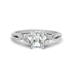 Load image into Gallery viewer, twisted-split-radiant-cut-vine-engagement-ring-in-white-gold-FDENR3211RARANGLE3-NL-WG
