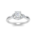 Load image into Gallery viewer, twisted-split-radiant-cut-vine-engagement-ring-in-white-gold-FDENR3211RARANGLE3-NL-WG
