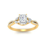 Load image into Gallery viewer, twisted-split-radiant-cut-vine-engagement-ring-in-yellow-gold-FDENR3211RARANGLE3-NL-YG
