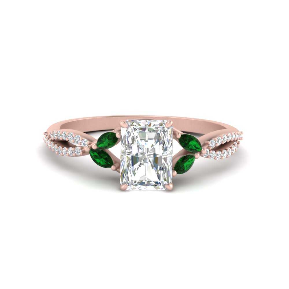 twisted-split-radiant-cut-vine-engagement-ring-with-emerald-in-rose-gold-FDENR3211RARGEMGRANGLE3-NL-RG
