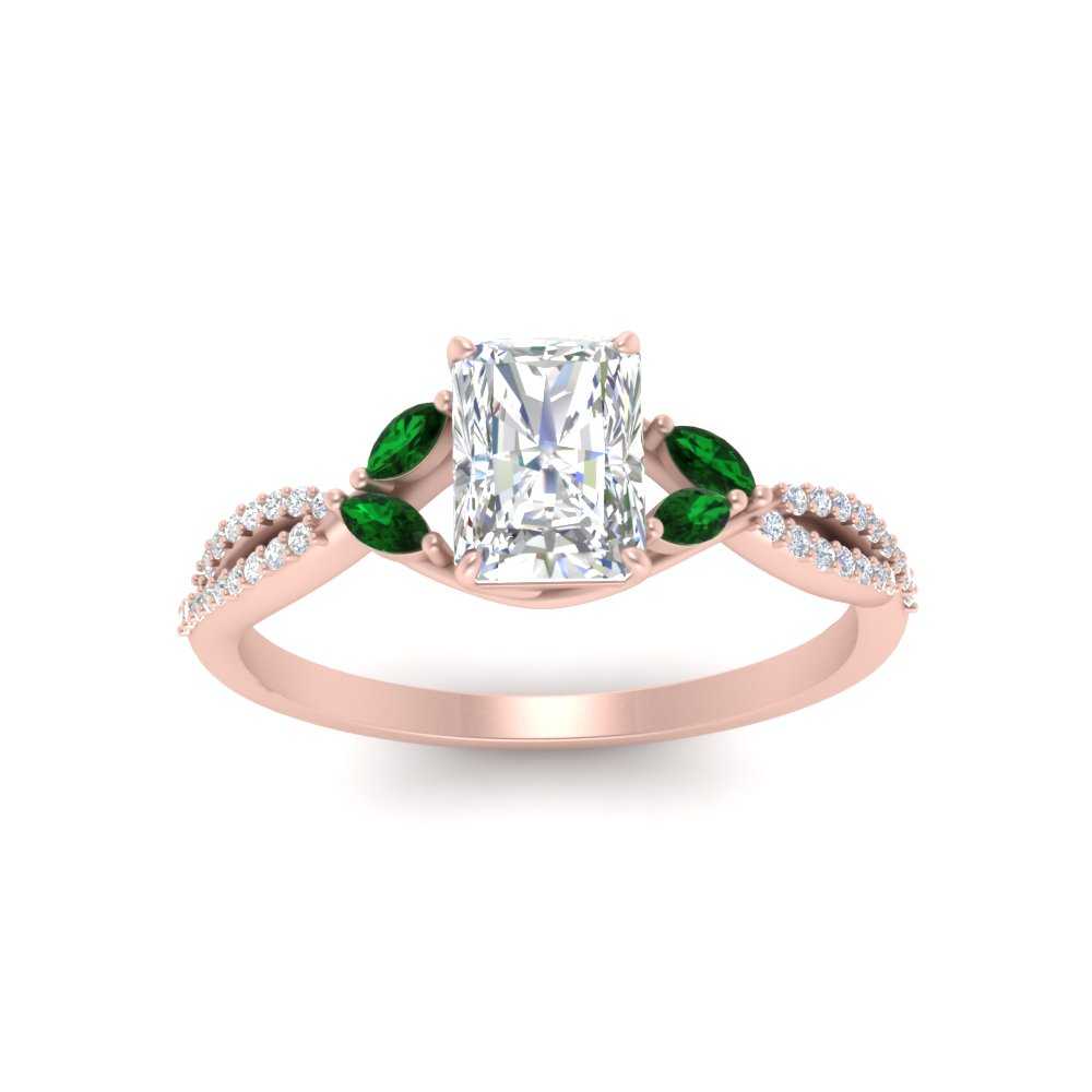 twisted-split-radiant-cut-vine-engagement-ring-with-emerald-in-rose-gold-FDENR3211RARGEMGRANGLE3-NL-RG