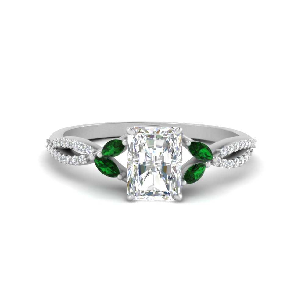 twisted-split-radiant-cut-vine-engagement-ring-with-emerald-in-white-gold-FDENR3211RARGEMGRANGLE3-NL-WG