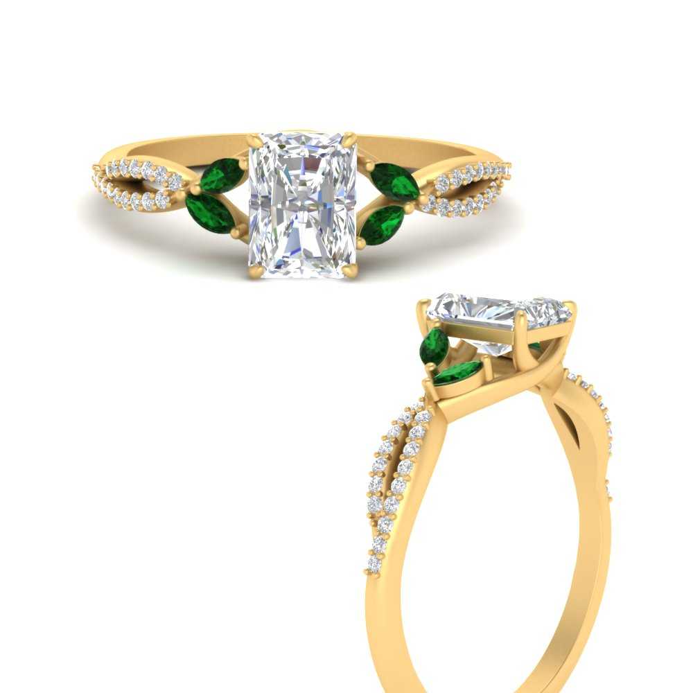 twisted-split-radiant-cut-vine-engagement-ring-with-emerald-in-yellow-gold-FDENR3211RARGEMGRANGLE3-NL-YG