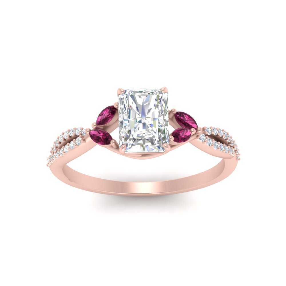 twisted-split-radiant-cut-vine-engagement-ring-with-pink-sapphire-in-rose-gold-FDENR3211RARGSADRPIANGLE3-NL-RG