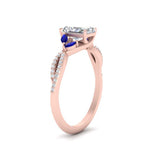 Load image into Gallery viewer, twisted-split-radiant-cut-vine-engagement-ring-with-sapphire-in-rose-gold-FDENR3211RARGSABLANGLE3-NL-RG
