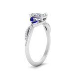 Load image into Gallery viewer, twisted-split-radiant-cut-vine-engagement-ring-with-sapphire-in-white-gold-FDENR3211RARGSABLANGLE3-NL-WG

