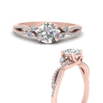 Load image into Gallery viewer, twisted-split-round-cut-vine-engagement-ring-in-rose-gold-FDENR3211RORANGLE3-NL-RG
