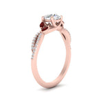 Load image into Gallery viewer, twisted-split-round-cut-vine-engagement-ring-with-ruby-in-rose-gold-FDENR3211RORGRUDRANGLE3-NL-RG
