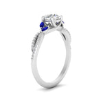 Load image into Gallery viewer, twisted-split-round-cut-vine-engagement-ring-with-sapphire-in-white-gold-FDENR3211RORGSABLANGLE3-NL-WG
