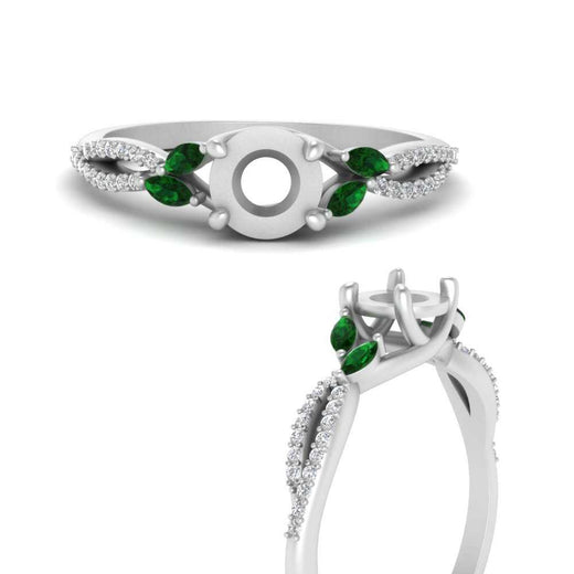twisted-split-semi-mount-vine-engagement-ring-with-emerald-in-white-gold-FDENR3211SMRGEMGRANGEL3-NL-WG