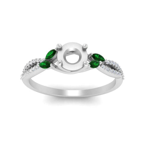 twisted-split-semi-mount-vine-engagement-ring-with-emerald-in-white-gold-FDENR3211SMRGEMGRANGEL3-NL-WG