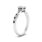 Load image into Gallery viewer, twisted-under-halo-black-diamond-engagement-ring-in-FD10090OVRGBLACKANGLE3-NL-WG
