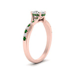 Load image into Gallery viewer, twisted-under-halo-emerald-engagement-ring-in-FD10090OVRGEMGRANGLE3-NL-RG
