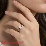 Load image into Gallery viewer, twisted-under-halo-engagement-ring-rose-gold-fdenr10090-model
