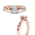 Load image into Gallery viewer, twisted-under-halo-orange-sapphire-engagement-ring-in-FD10090OVRGSAORANGLE3-NL-RG
