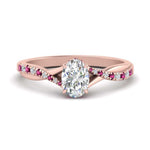 Load image into Gallery viewer, twisted-under-halo-pink-sapphire-engagement-ring-in-FD10090OVRGSADRPIANGLE3-NL-RG
