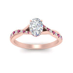 Load image into Gallery viewer, twisted-under-halo-pink-sapphire-engagement-ring-in-FD10090OVRGSADRPIANGLE3-NL-RG
