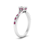 Load image into Gallery viewer, twisted-under-halo-pink-sapphire-engagement-ring-in-FD10090OVRGSADRPIANGLE3-NL-WG

